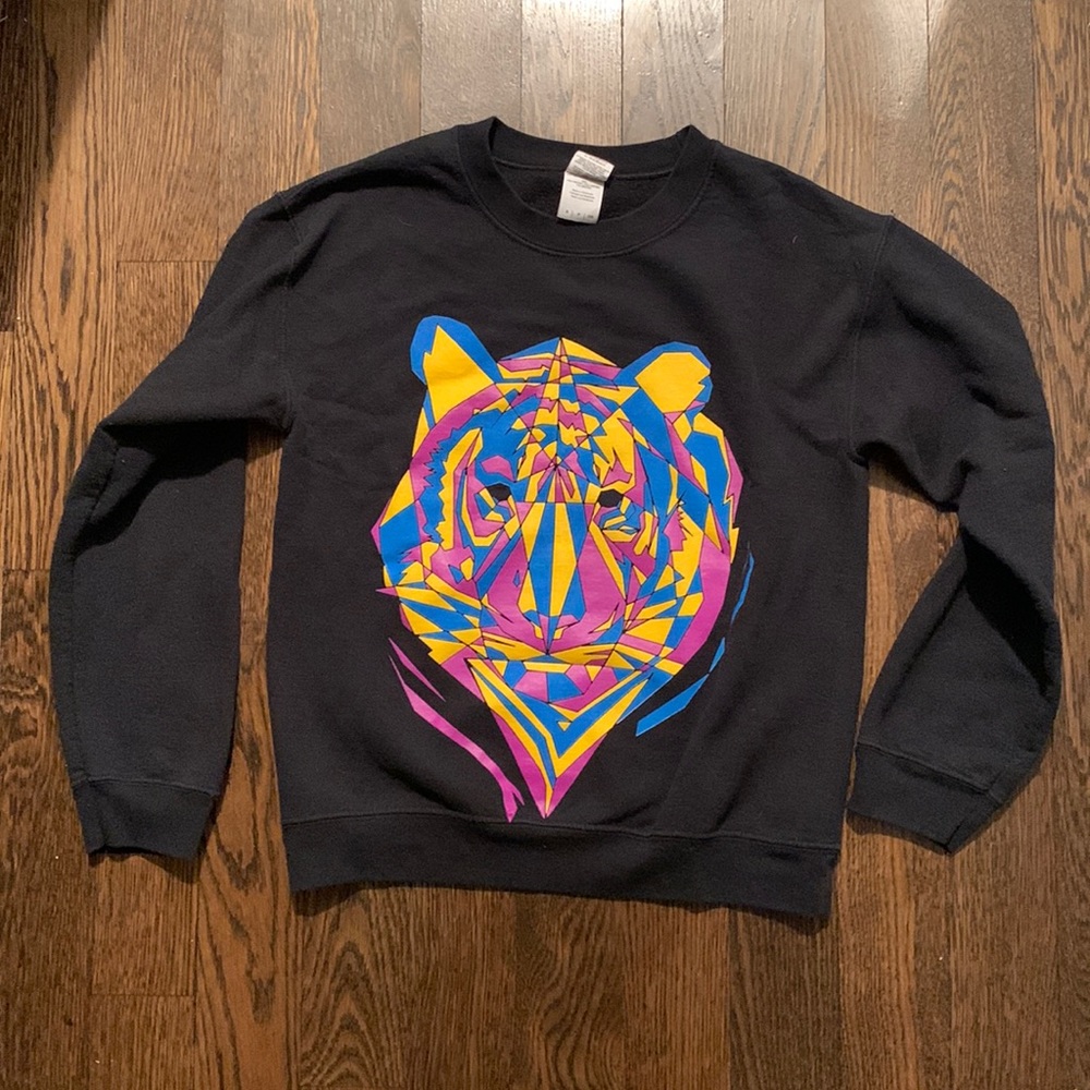 Gildan Lion Printed Sweatshirt